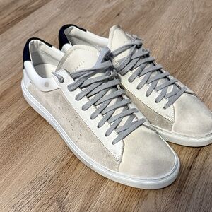 Oliver Cabell Cream and Gray Men's Sneakers